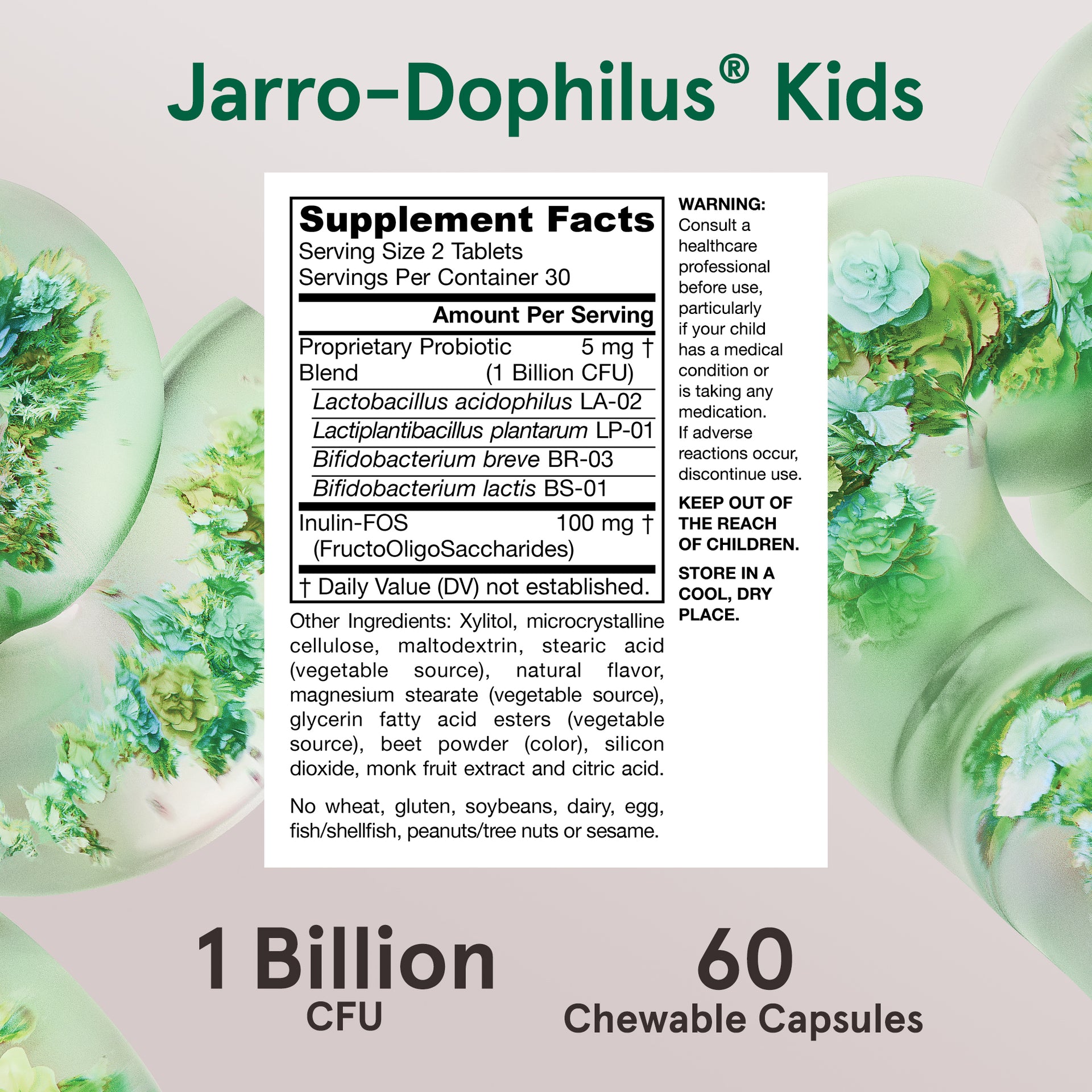 Jarro-Dophilus® Kids Natural Raspberry