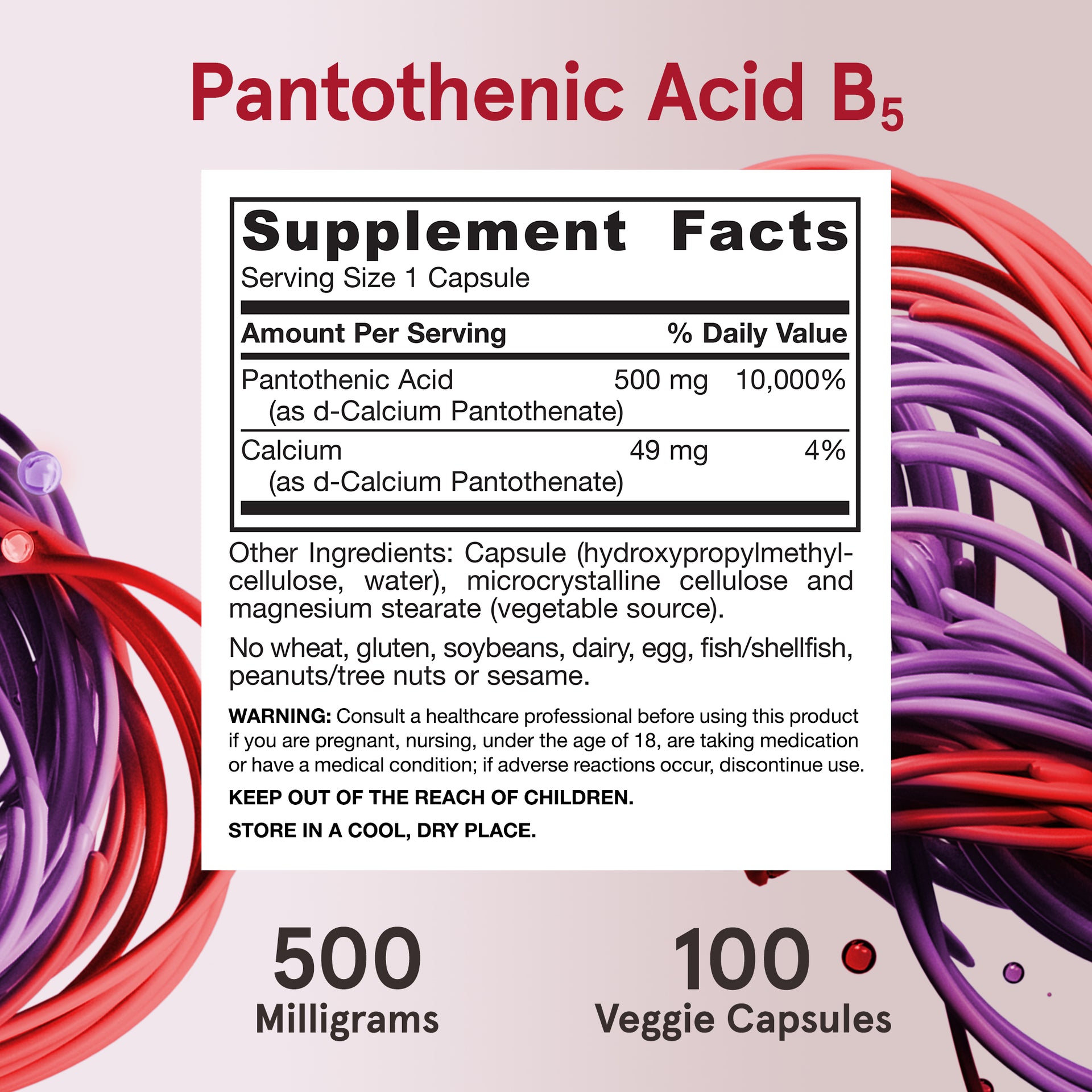 Pantothenic Acid B5 (2-Pack)
