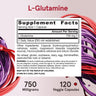 L-Glutamine - 750mg Veggie Capsules
