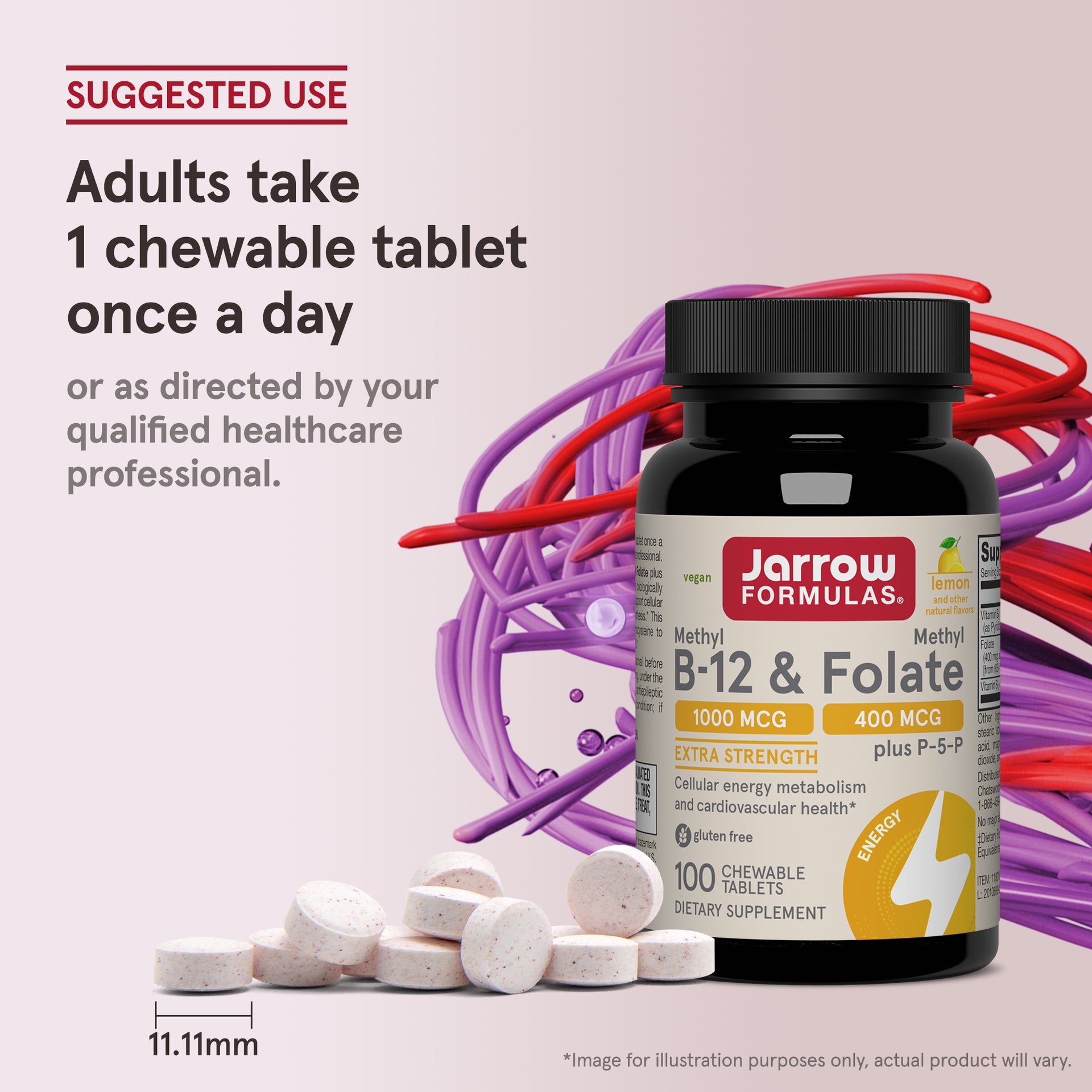 Methyl B-12 & Methyl Folate Lemon