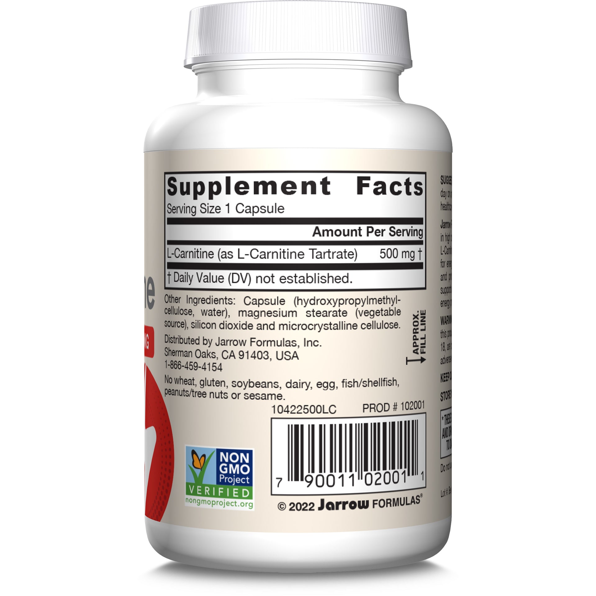 is 500mg of l carnitine enough L-Carnitine, 500 mg Veggie Capsules