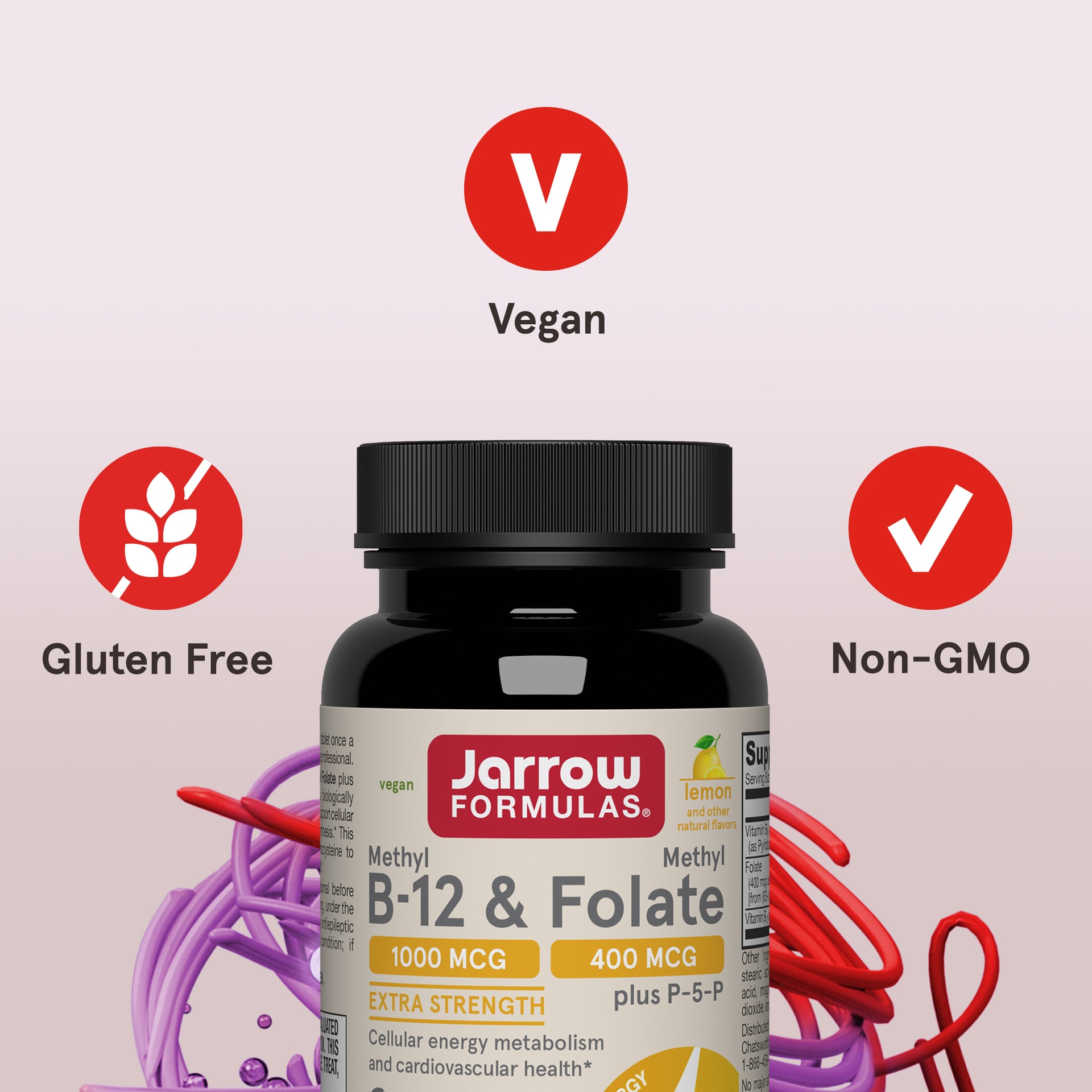 Methyl B-12 & Methyl Folate Lemon