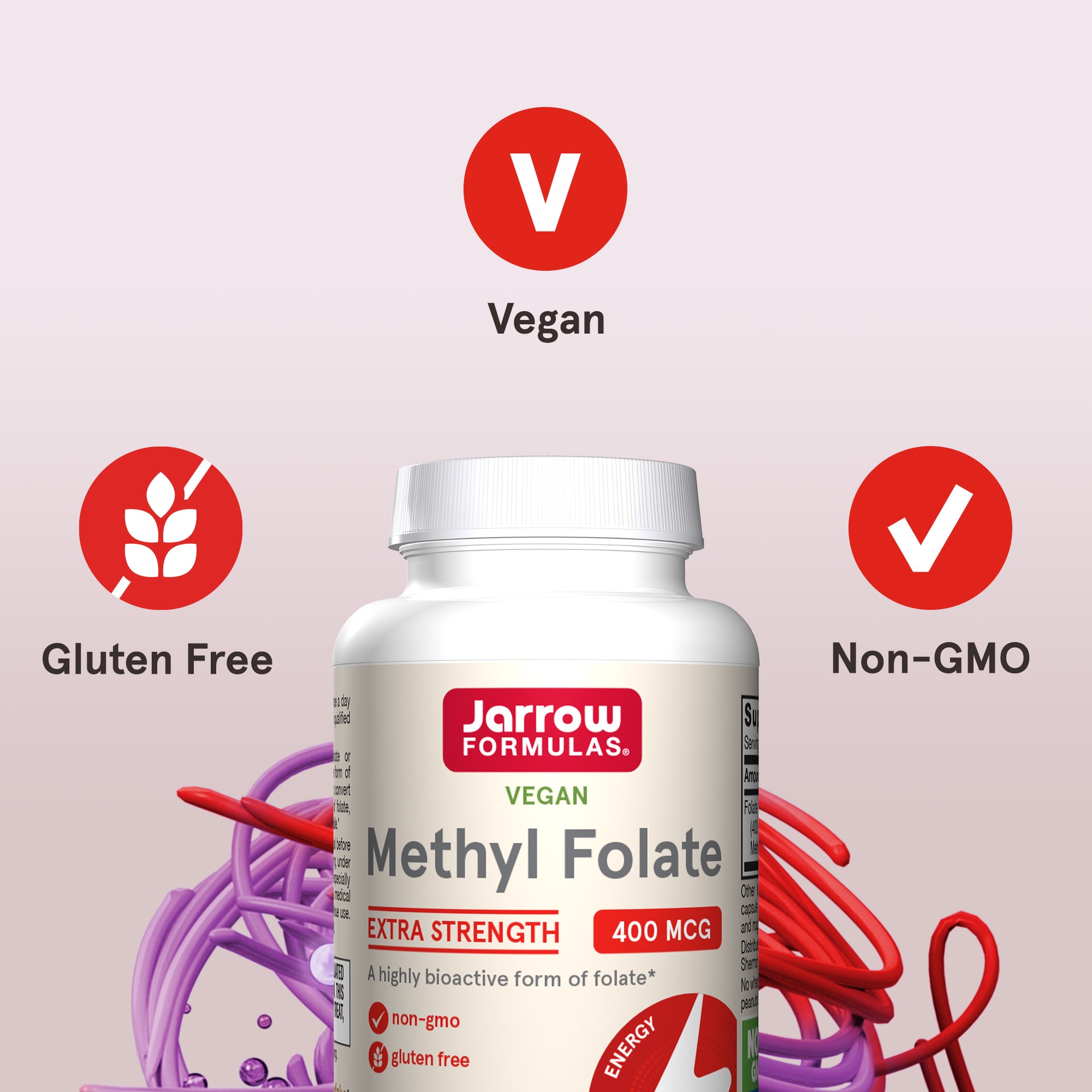 Methyl Folate - 400mcg (2-Pack)