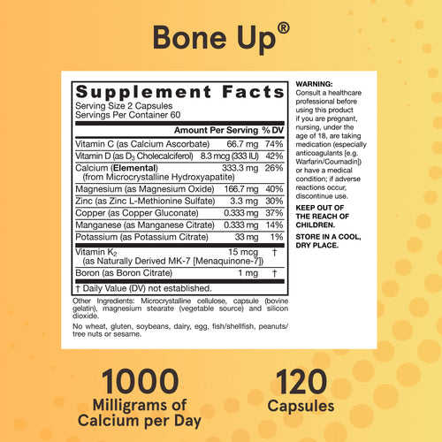 BoneUp® Bone Density Formula with MCHA | Jarrow Formulas