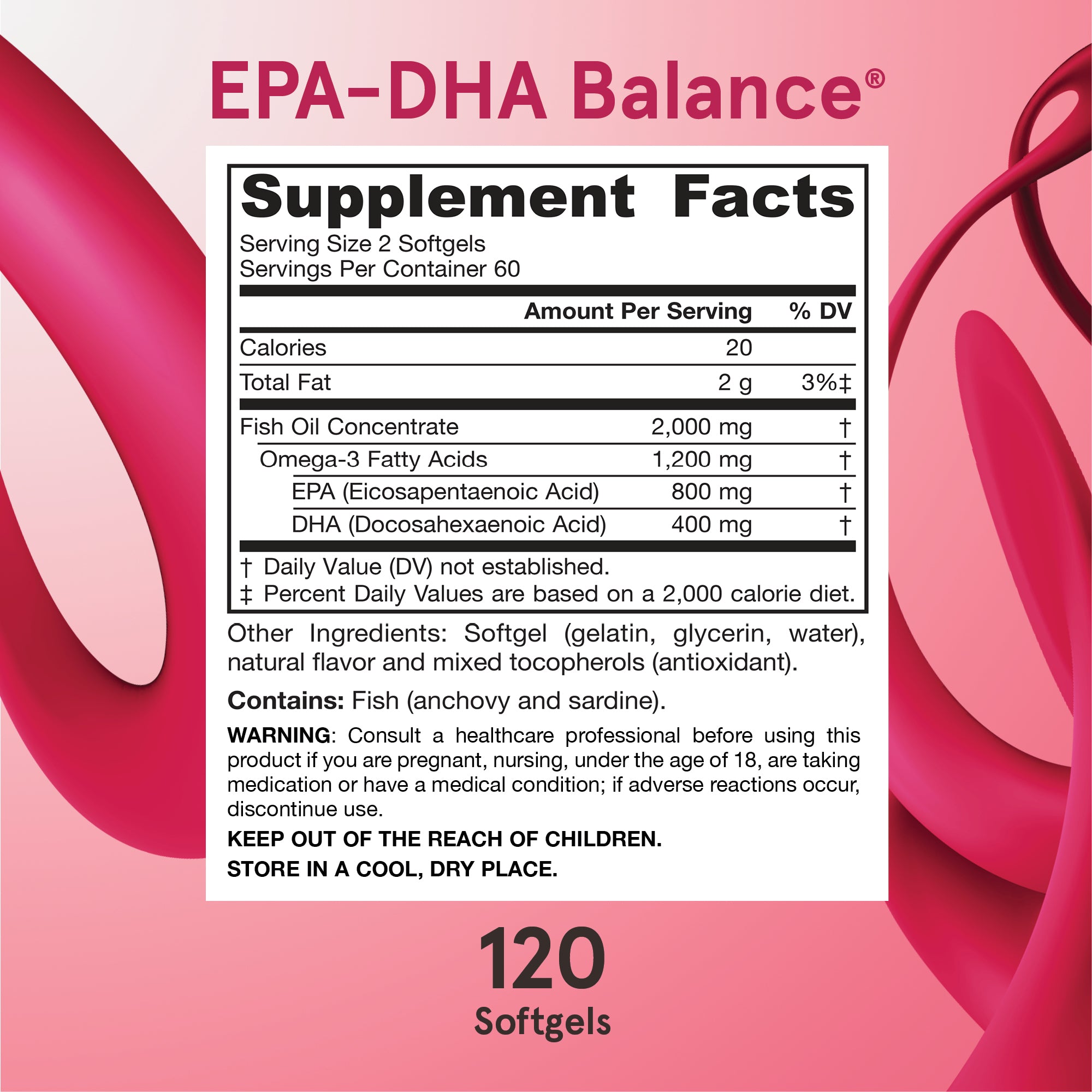 Fish Oil EPA-DHA Balance® Omega-3 | Jarrow Formulas
