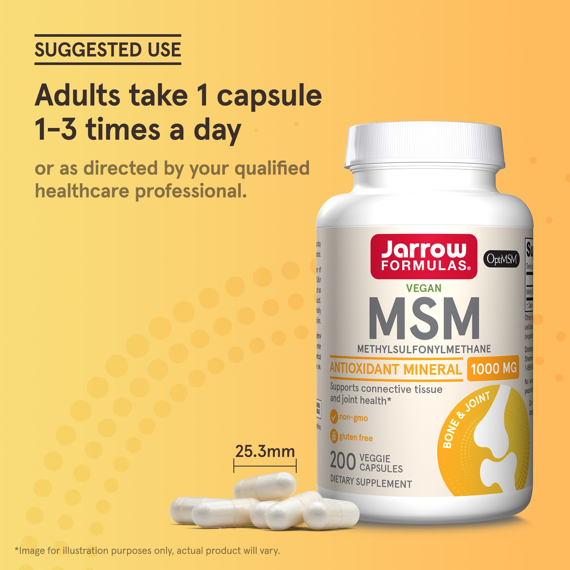 MSM - 1000mg Veggie Capsules