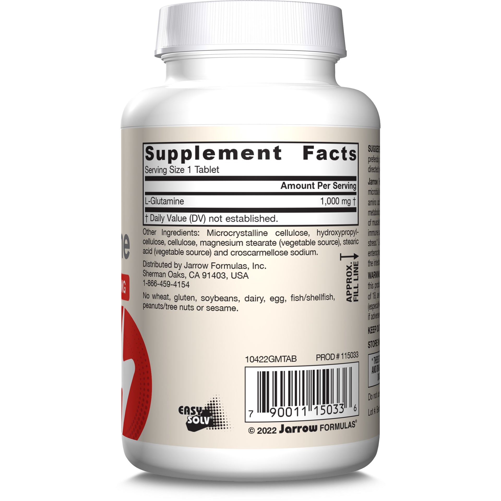 L-Glutamine - 1000mg Tablets