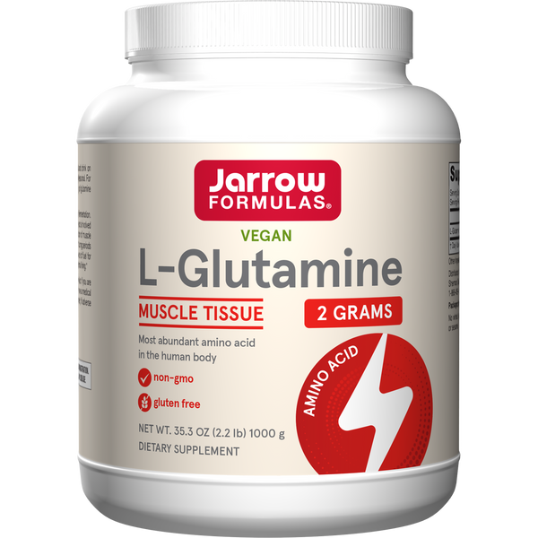 Jarrow Formulas L-Glutamine , 35.3 oz (2.2 lb) 1000 g Powder