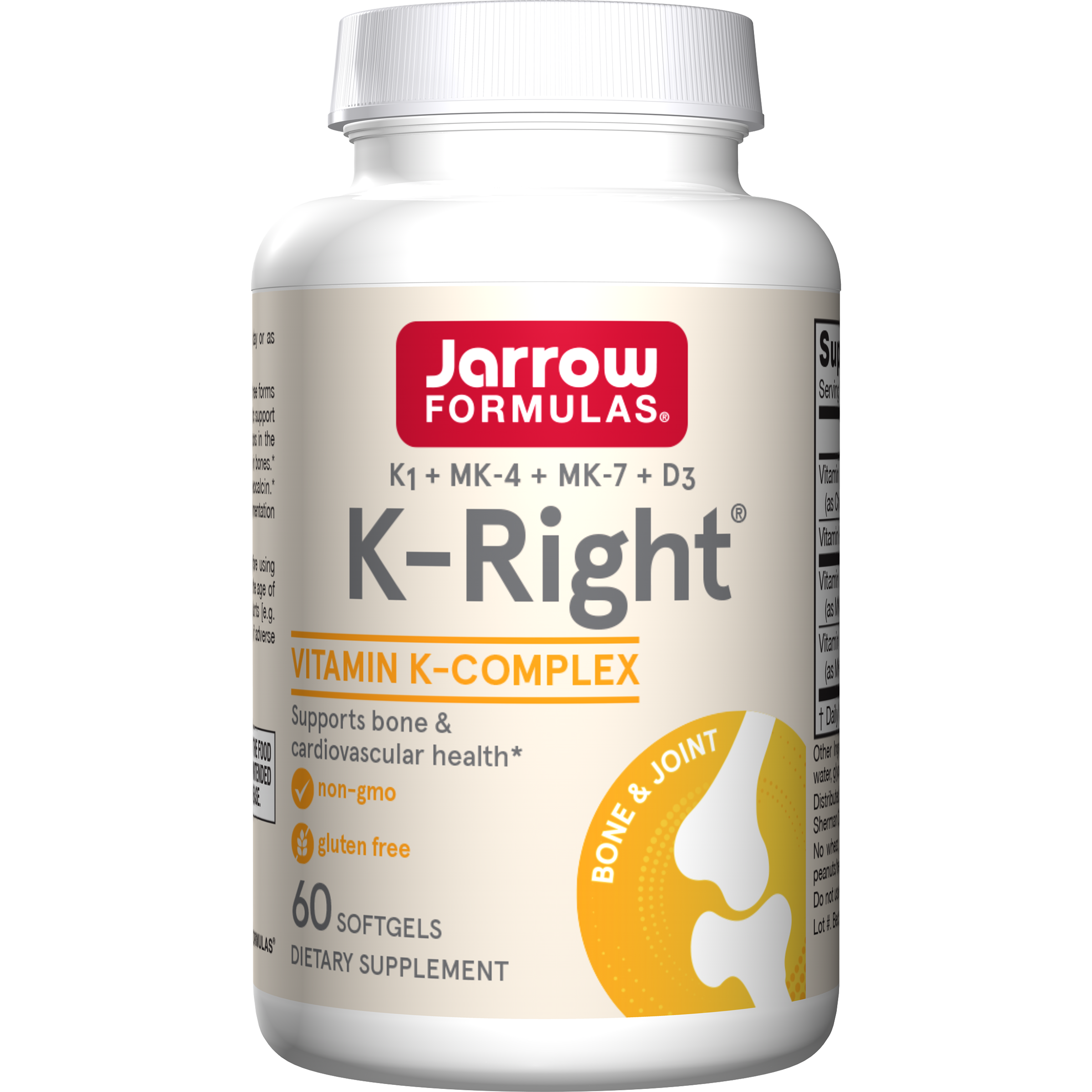 K-Right®, 60 Softgels | Jarrow Formulas K-Right®, 60 Softgels | Jarrow Formulas