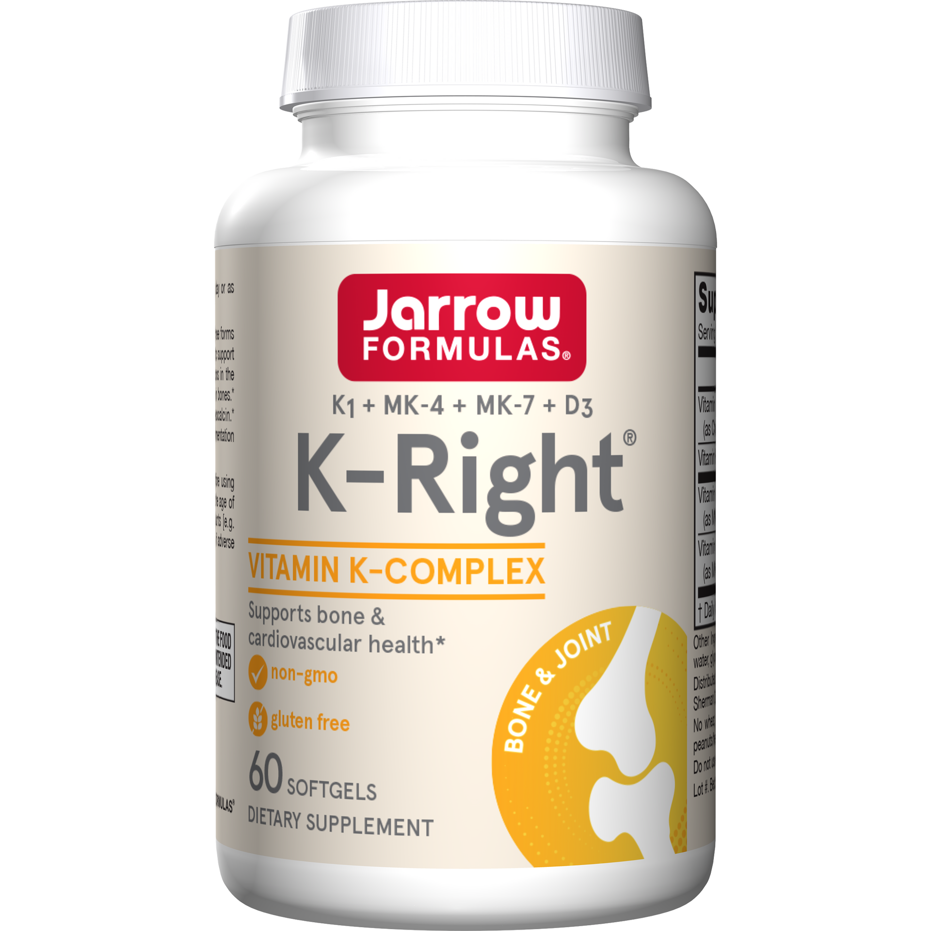 Jarrow Formulas K-Right®, 60 Softgels Bottle