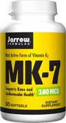 Jarrow Formulas MK-7 180 mcg, 30 Softgels Bottle