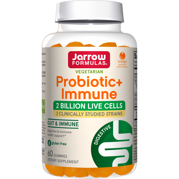 Jarrow Formulas Probiotic+ Immune Gummies, 60ct Bottle