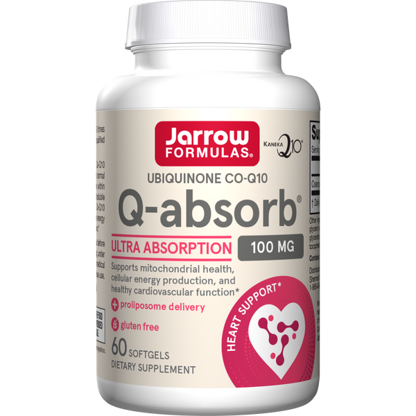 Jarrow Formulas Q-absorb® Softgels, 100mg, 60ct Bottle