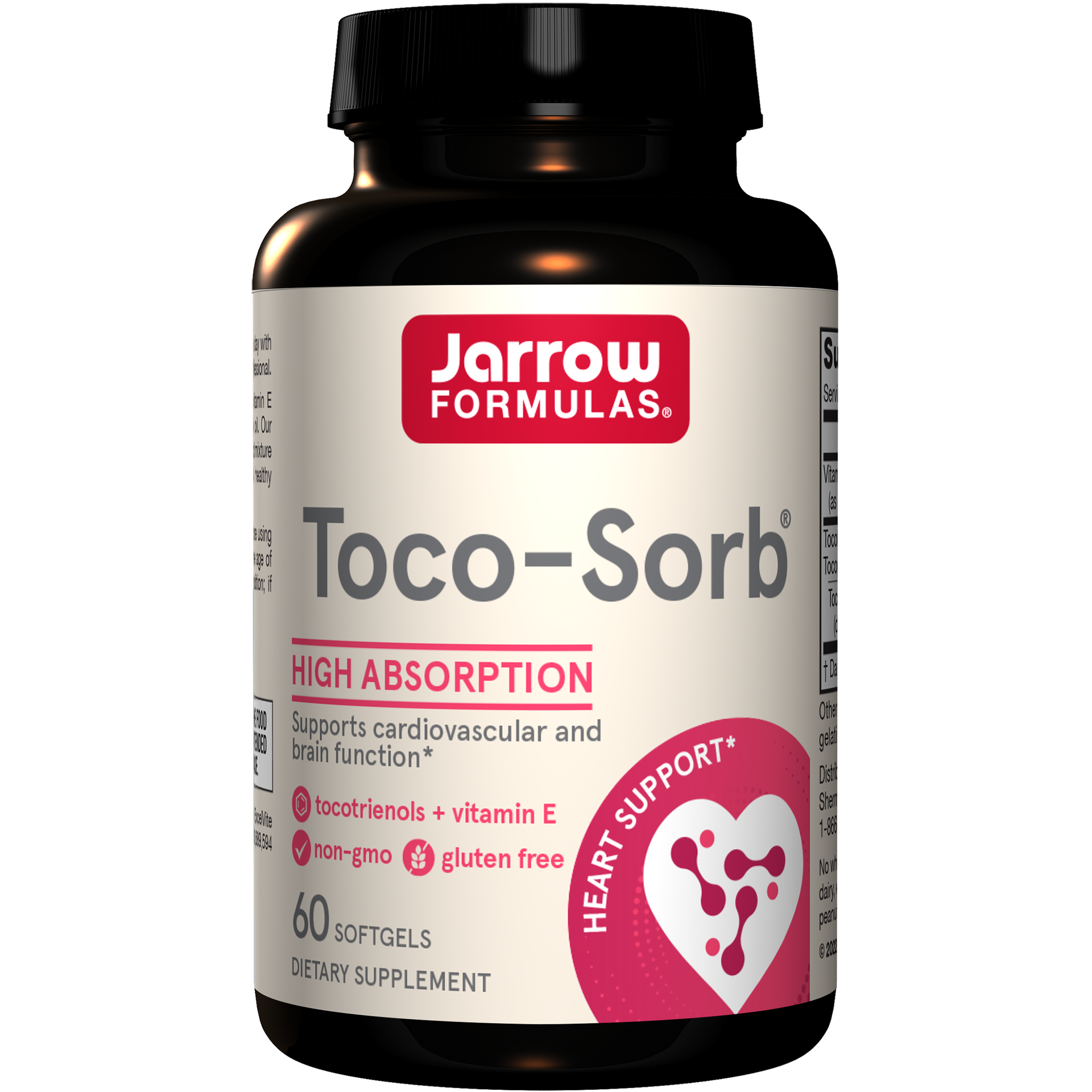 Jarrow Formulas Toco-Sorb®, 60 Softgels Bottle